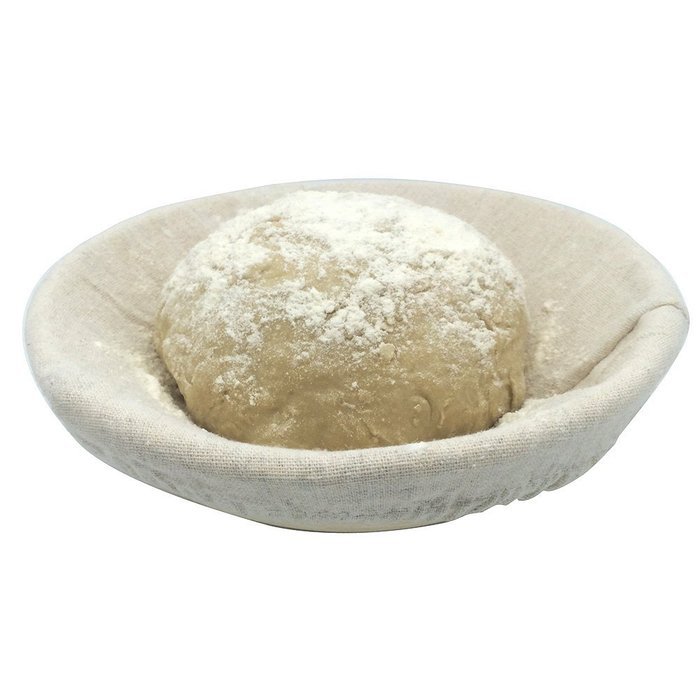 Boseen Round Banneton Bread Dough Proofing Rising Rattan Basket & Liner( 8.5 inches) N7