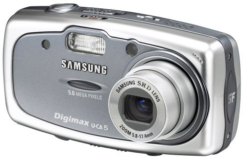 Samsung Digimax U-CA5 5MP Digital Camera with 3x Optical Zoom (Grey) N5