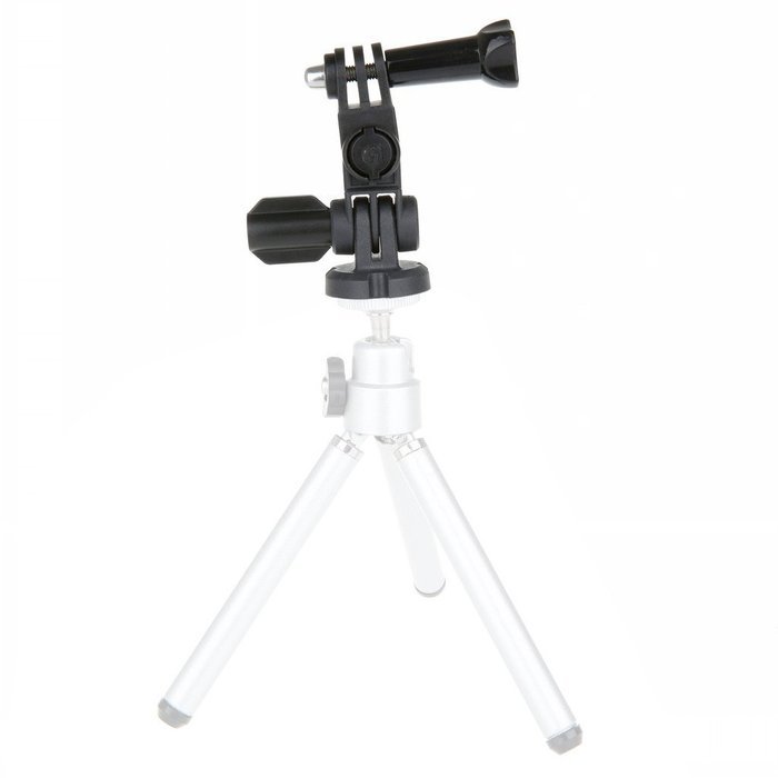 FOTOWELT Adjustment Curved Adhesive Helmet Side Mount kit for GoPro Hero 4 Hero 3+ Hero 3 Hero 2 Hero 1 N12