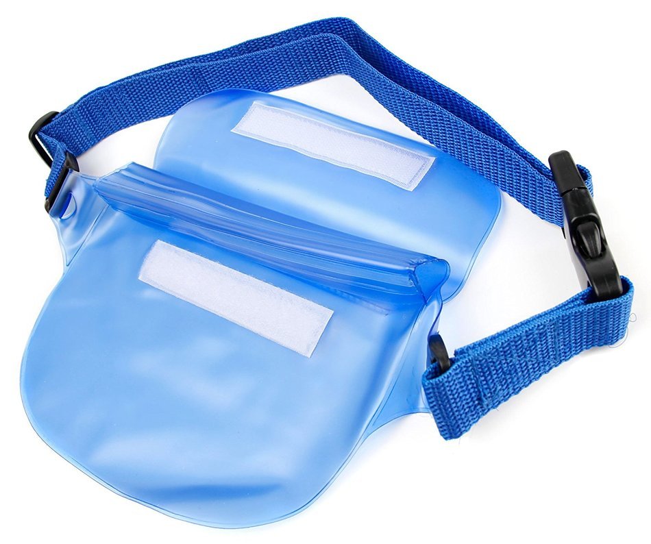 Blue 'Travel' Holiday Waterproof Window Dry Case with Adjustable Waist Strap for Brinno TLC200 Pro HDR Time Lapse... N5