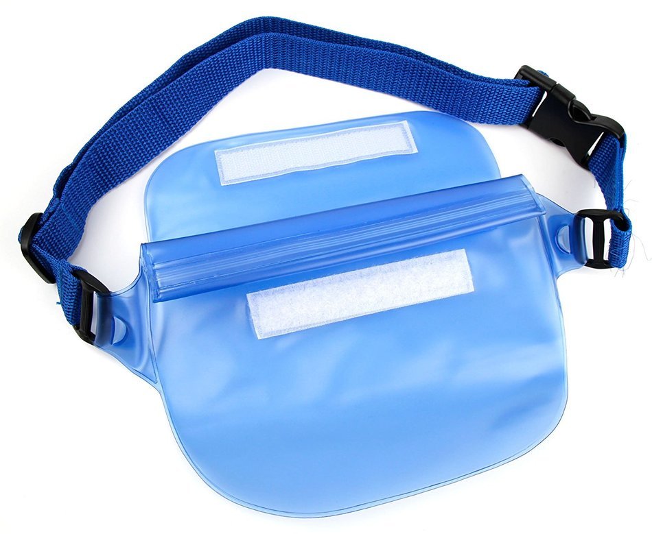 Blue 'Travel' Holiday Waterproof Window Dry Case with Adjustable Waist Strap for Brinno TLC200 Pro HDR Time Lapse... N6