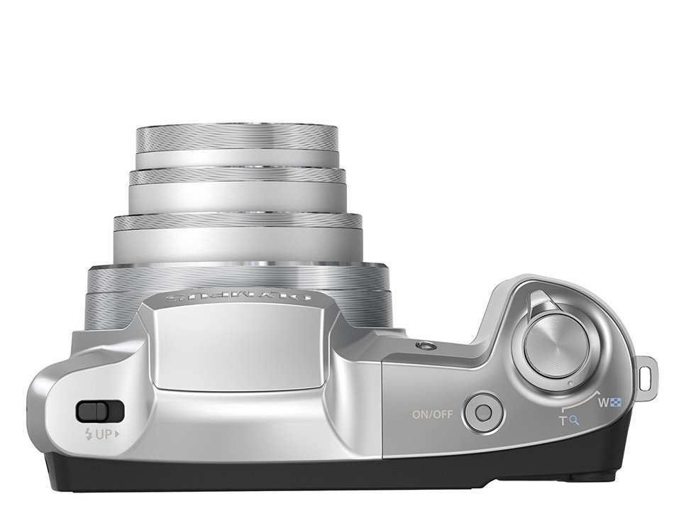 Olympus Stylus SZ-16 iHS Digital Camera with 24x Optical Zoom and 3-Inch LCD (Silver) (Old Model) N6