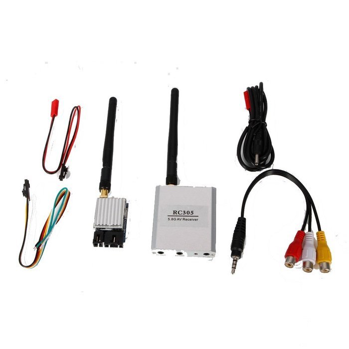 Firekingdom Boscam 5.8ghz FPV Wireless Av Transmitter Ts351 + Rc305 Receiver Set Silver