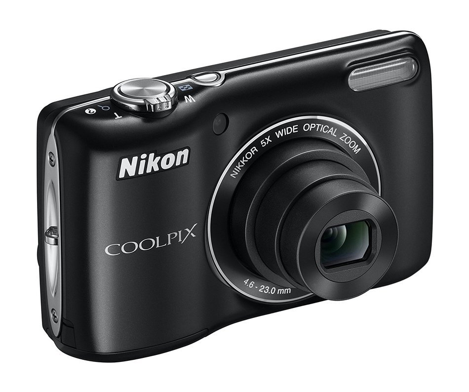 Nikon COOLPIX L26 16.1 MP Digital Camera with 5x Zoom NIKKOR Glass Lens and 3-inch LCD (Black) N5