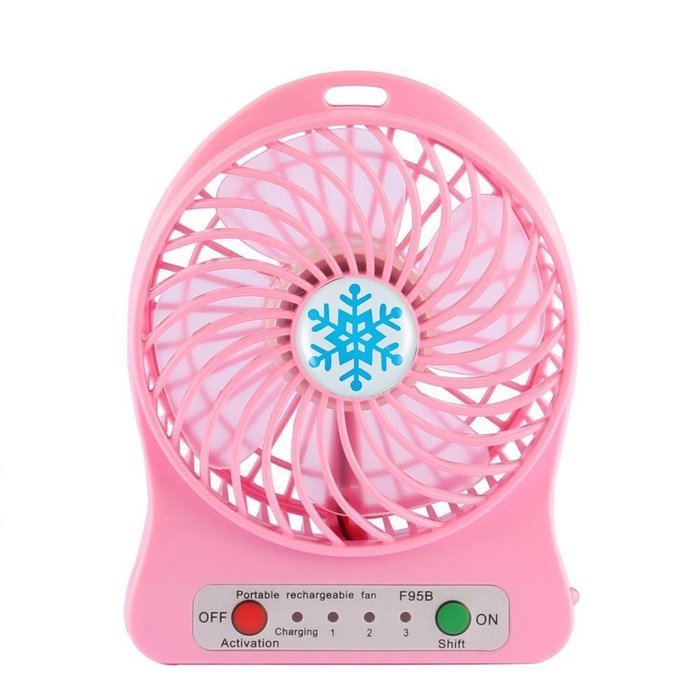 Small Portable Fan Battery Operated Rechargeable Usb Personal 3 Speed Mini Table Fan Electric Battery Powered...