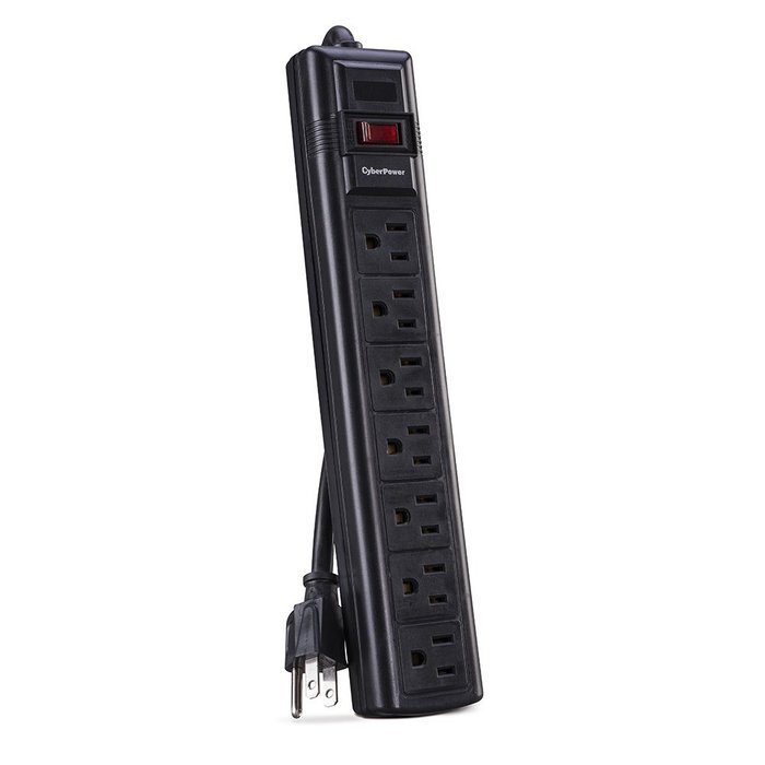 CyberPower CSB806 Surge Protector 8-Outlets 6 Ft Cord 1800 Joules N14