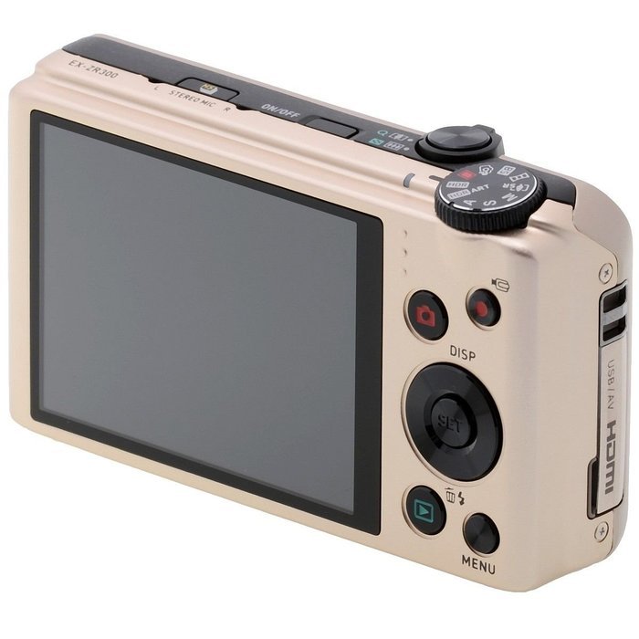 Casio High Speed Exilim Ex-zr300 Digital Camera Gold Ex-zr300gd N3