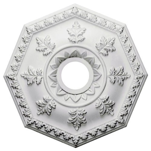Ekena Millwork CM18NT 18-Inch OD x 3 1/2-Inch ID x 1 1/2-Inch Nottingham Ceiling Medallion by Ekena Millwork