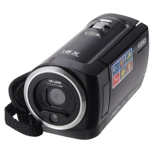 DV40 16.0MP 16X Digital Zoom 2.7" TFT LCD 1280*720 HD Digital Video Camera Recorder - Black / Red N4