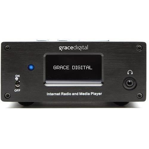 Grace Digital Audio Gdiirmsamp Microsystem Internet Radio Receiver & Amplifier, Black N3