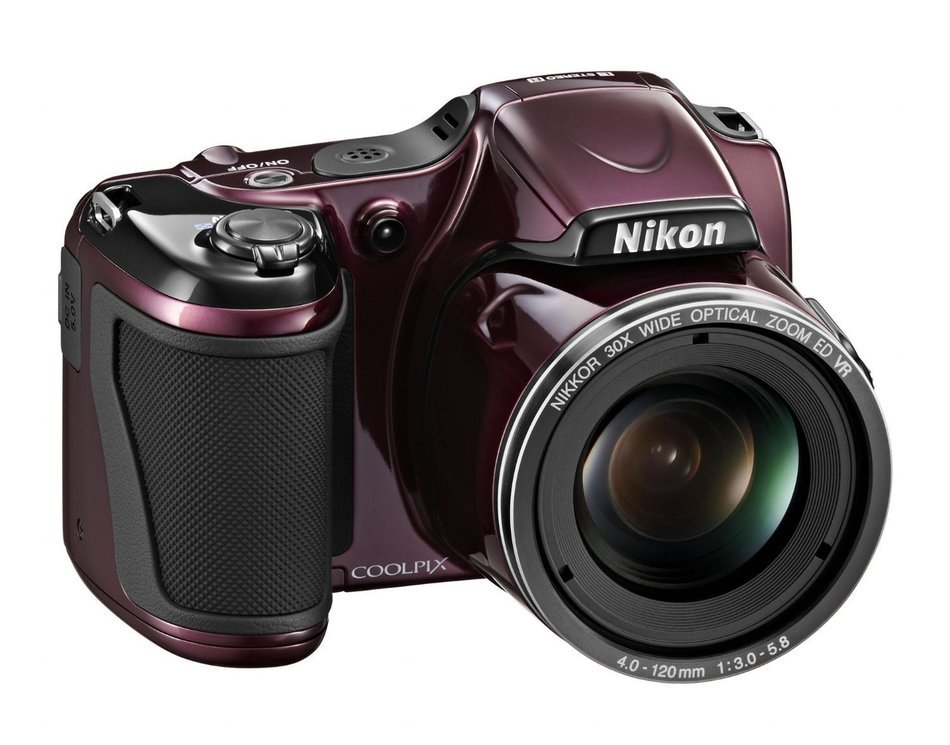 Nikon COOLPIX L820 16 MP CMOS Digital Camera with 30x Zoom Lens and Full HD 1080p Video (Plum) - International... N3