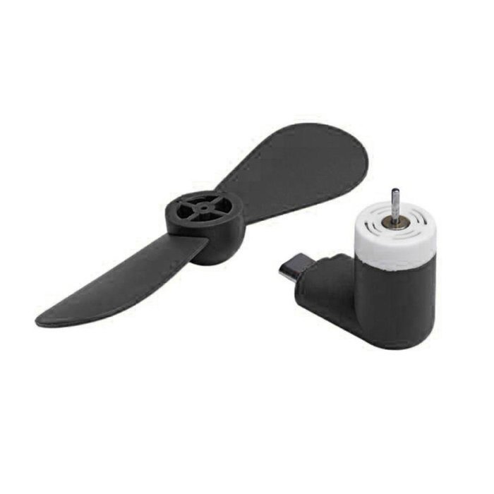 BESSKY Mini Portable Type-C Mobile Phone Cooling Fan For Google Nexus 5X/Huawei P9/ Oneplus 2 (Black)