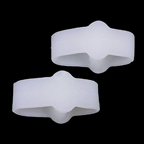 2X Gel Silicone Bunion Corrector Toe Protector Straightener Spreader Separator N3