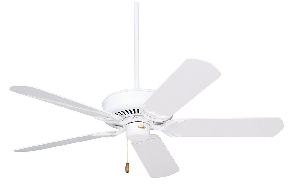Emerson Ceiling Fans CF755BS Designer 52-Inch Energy Star Ceiling Fan, Light Kit Adaptable, Brushed Steel Finish
