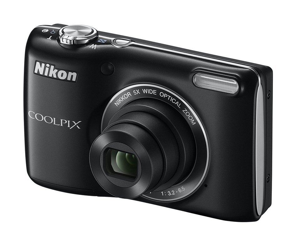 Nikon COOLPIX L26 16.1 MP Digital Camera with 5x Zoom NIKKOR Glass Lens and 3-inch LCD (Black) N9
