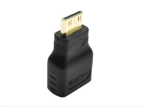Mini HDMI (Type C) Male to HDMI (Type A) Female Adapter V1.4 Connector HDTV N5