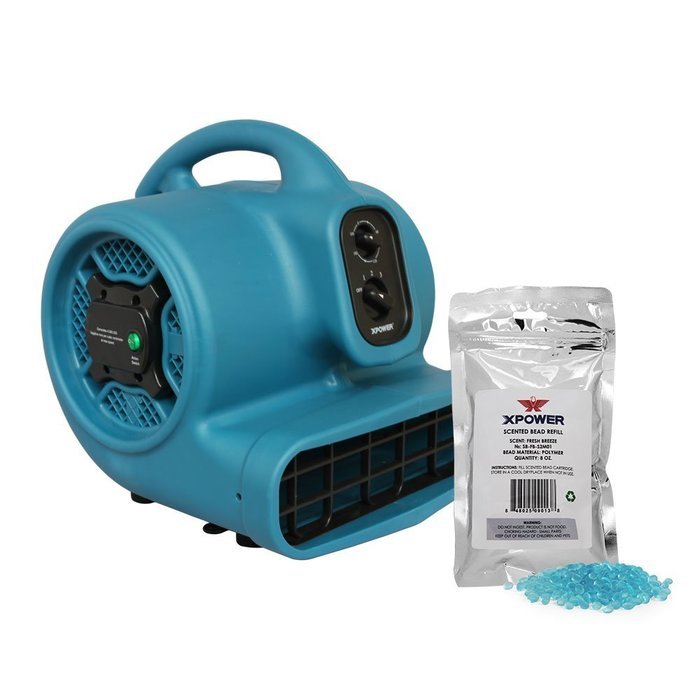 XPOWER P-450NT Freshen Aire 1/3 HP Scented Air Mover with Ionizer, Timer & Freshener Beads Refill (Grapefruit,... N2