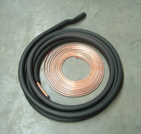3/8 3/4 50' Insulated Line Set for Central Heating and Air Conditioner Systems