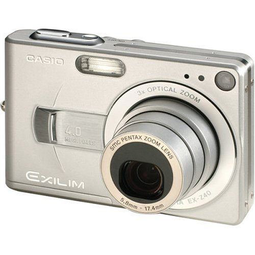 Casio Exilim EX-Z40 4MP Digital Camera with 3x Optical Zoom