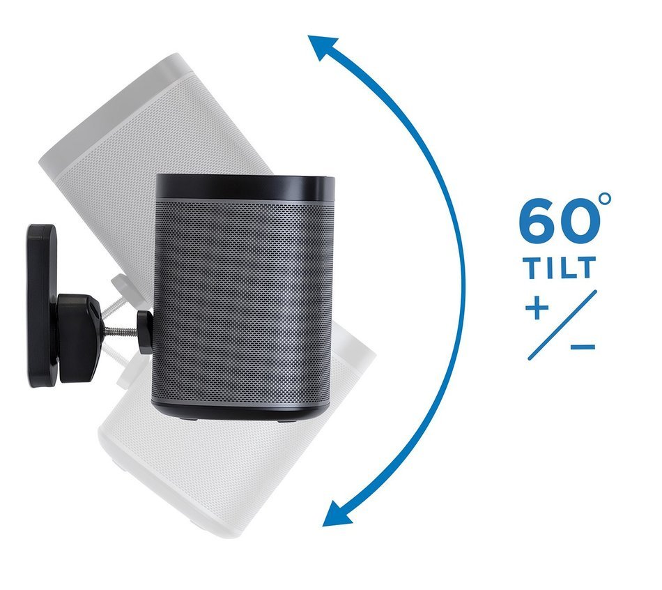 Mount-It! MI-SP08 Speaker Wall Mount Bracket for SONOS PLAY:1 and SONOS PLAY:3 Universal Wall Mount Speaker Stands... N8