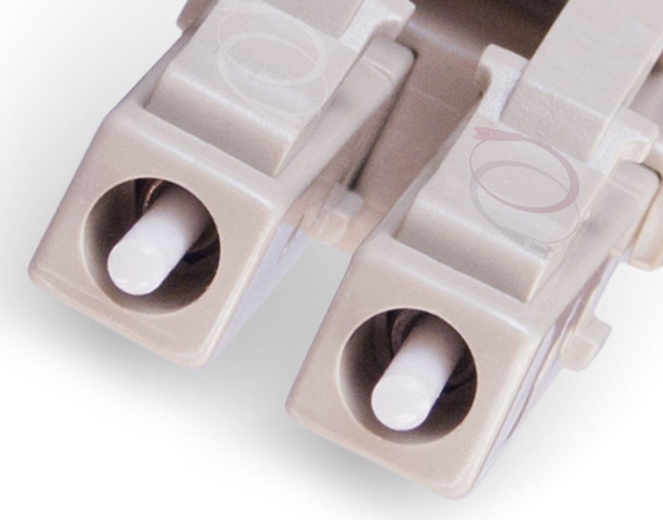 OM3 LC-ST 10Gb 50/125 Multimode Duplex Fiber Cable - 8 Meter N2