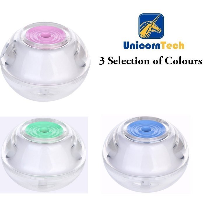 Mini USB Humidifier Crystal LED Nightlight Desktop Air Humidifier Purifier Diffuser Cool Mist Maker for Home Car...