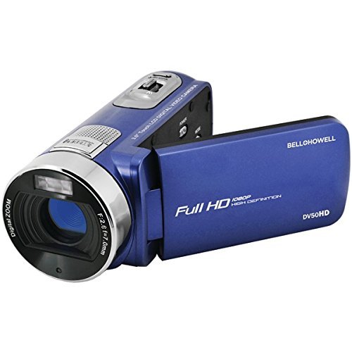 New BELL+HOWELL DV50HD-BL 20.0-Megapixel 1080p DV50HD Fun-Flix Camcorder (Blue)