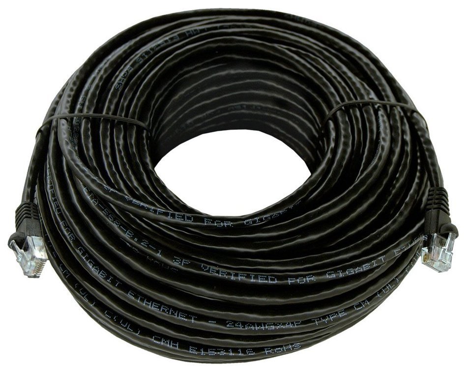 Shaxon UL724M8100BU-8FB RJ45 to RJ45 Category 6 Patch Cord - Blue, 100 Feet N28