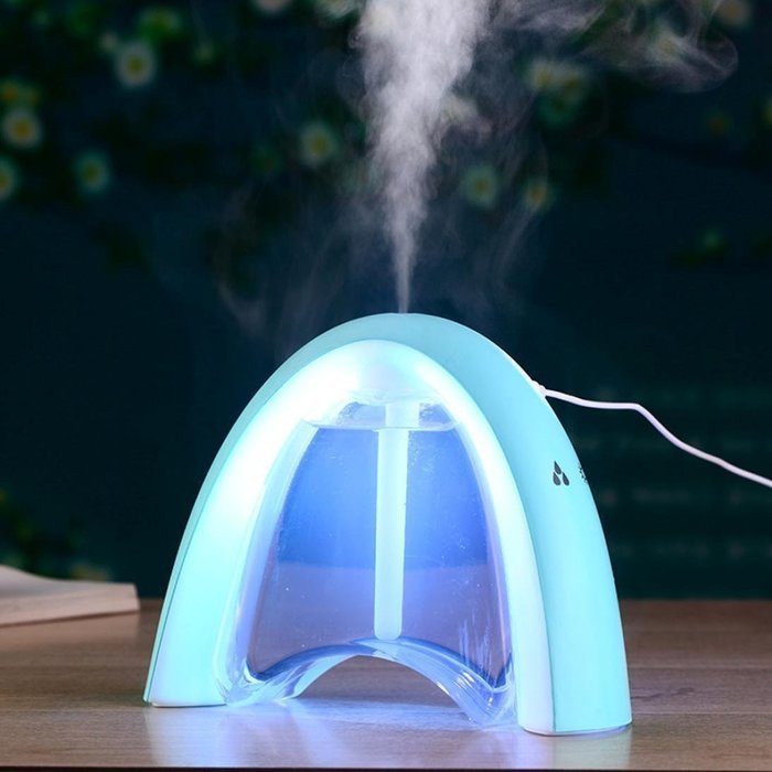 RINE COOOO USB Humidifiers, Rainbow Message Board USB Air Humidifier Light Color Night -Pink N7
