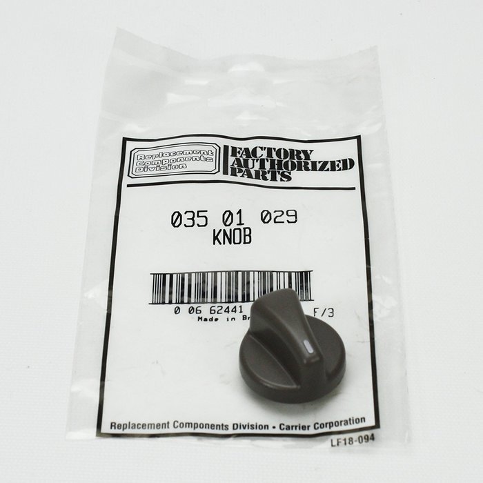 03501029 035 01 029 Genuine OEM Carrier Air Conditioner Knob