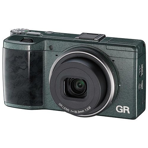 Ricoh GR 16.2 MP Digital Camera with 3.0-Inch LED Back (Limited Edition Green) N2