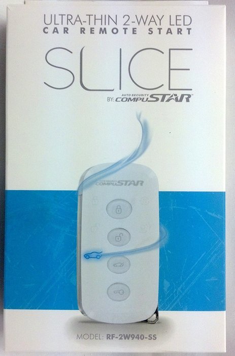 Compustar 4,000 Foot Ultra Thin 2 Way Remote Package (RF-2W940-SS)