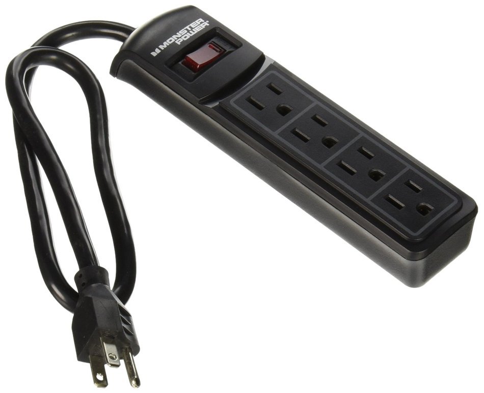 Monster Essentials 600 6 Outlets Surge Protector N2
