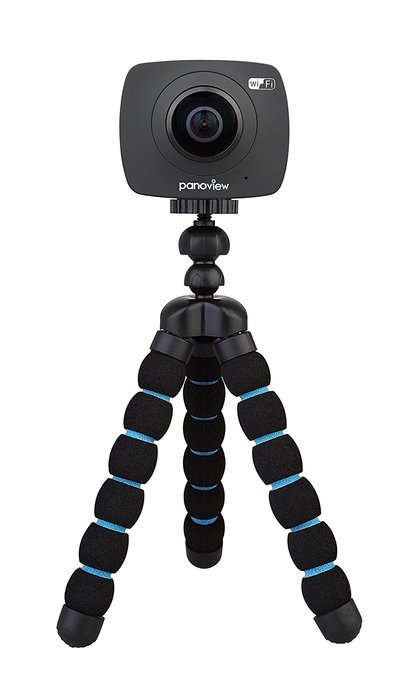 LongStar Cube 360 VR Action Video Camera Large Panoramic View with Dual Lens WiFi H.264 360x220 1080P Wifi IOS... N6