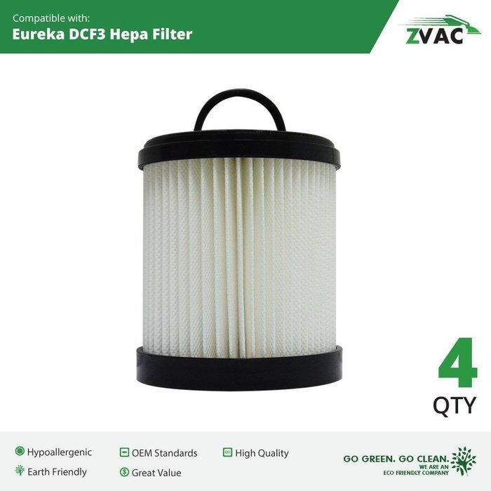 Eureka DCF3 Part # 61825/ 62136 Dust Cup Filter By Zvac N6