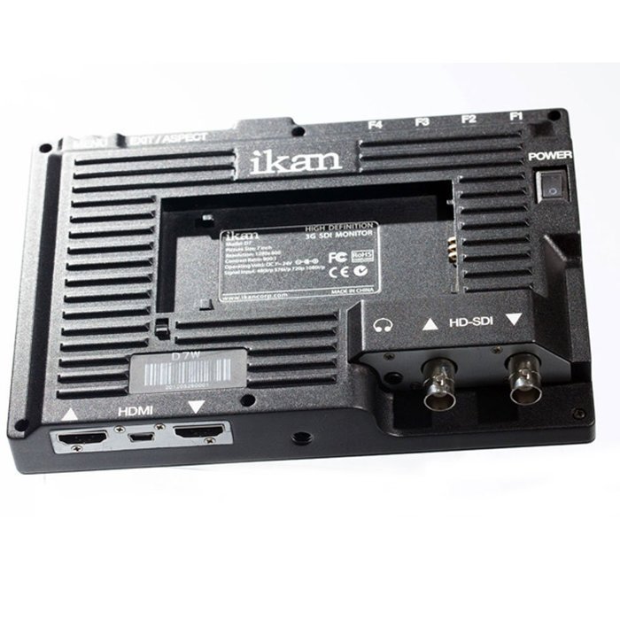 Ikan D7-1 7-Inch 3G-SDI LCD Monitor with IPS Panel Includes Canon 900, Sony L, Panasonic D54... N17