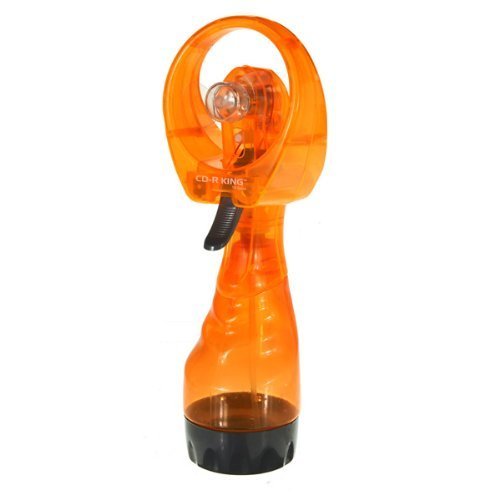 Water & Wood Mini Portable Water Spray Cooling Cool Fan Mist Sport Beach Camp Fashion Orange