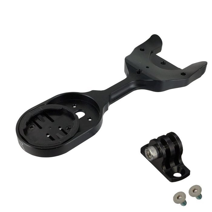 Rec-mounts&trade; Out-front Bike Mount Type31 for Canyon H11/H36 Aerocockpit Garmin+Lower Adapter [REC-B310-GM+GP]