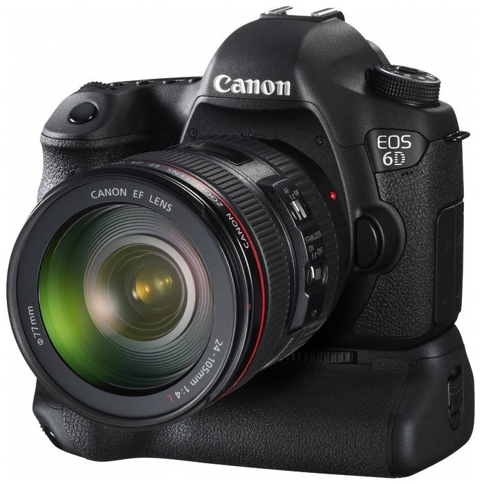 Canon EOS 6D 20.2 MP CMOS Digital SLR Camera with 3.0-Inch LCD (Body Only) - Wi-Fi Enabled - International Version... N13