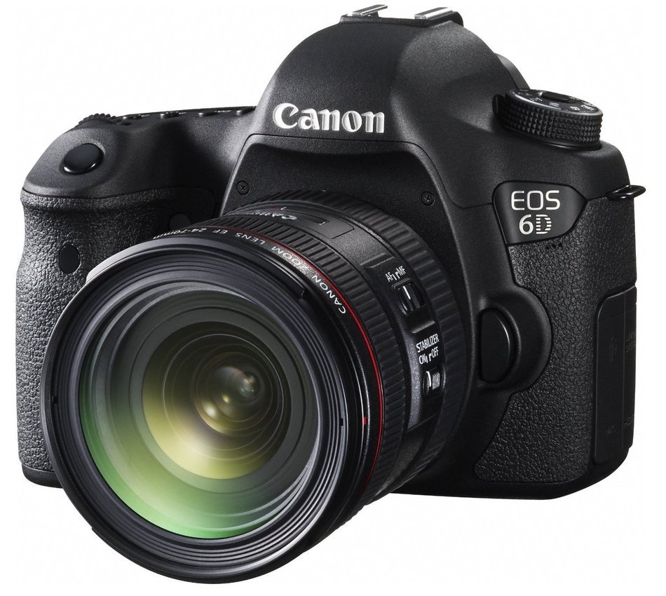 Canon EOS 6D 20.2 MP CMOS Digital SLR Camera with 3.0-Inch LCD (Body Only) - Wi-Fi Enabled - International Version... N16