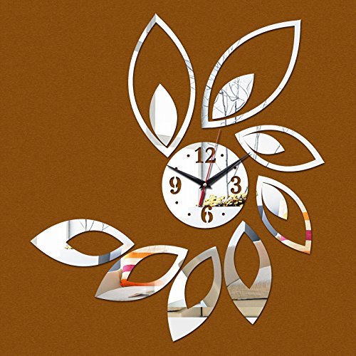 EverTrust(TM) new hot sale diy wall clock clocks large decorative crafts mirror stickers modern design living... N3