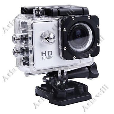 Asiawill 1.5" TFT 12.0 MP 2/3" CMOS 1080P Full HD Outdoor Sports Digital Video Camera Waterproof Camera / Wide... N4