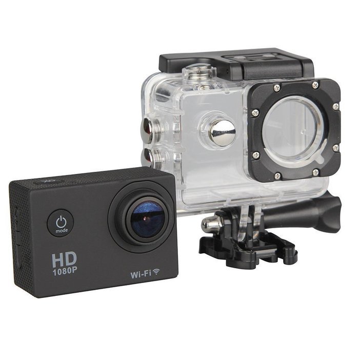 YOCI 1080P Waterproof Sports Action Camera 1080P 14M Camcorder 30 meters Underwater Photographic Body Mounted... N8