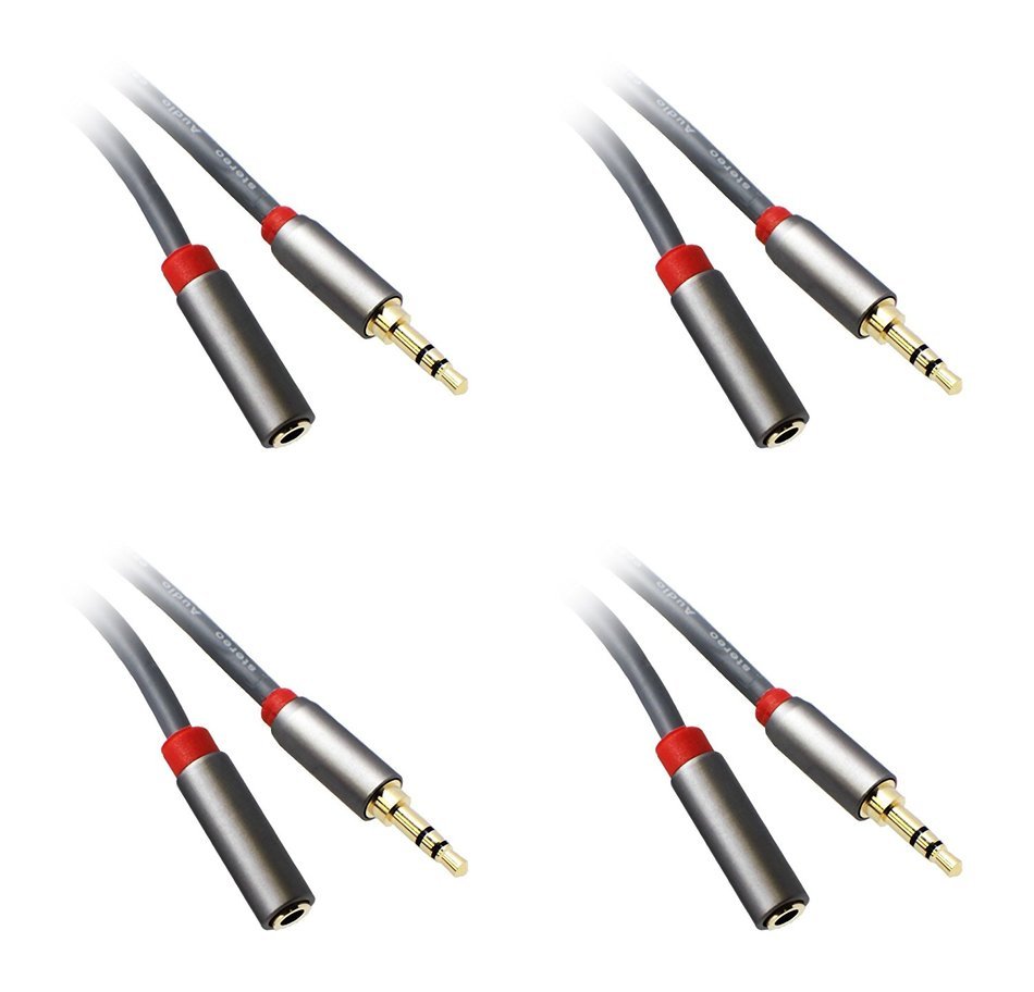 C&E Premium 3.5mm Male to 3.5mm Female Stereo Audio Extension Cable 15-Feet CNE74528 N5