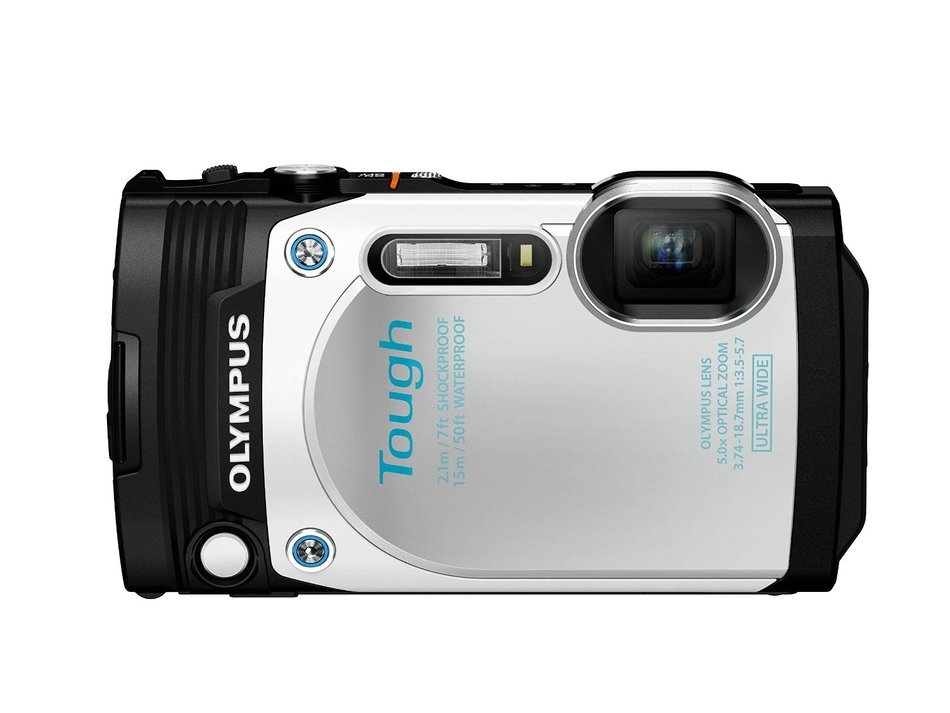 Olympus TG-870 Tough Waterproof Digital Camera (White) N4