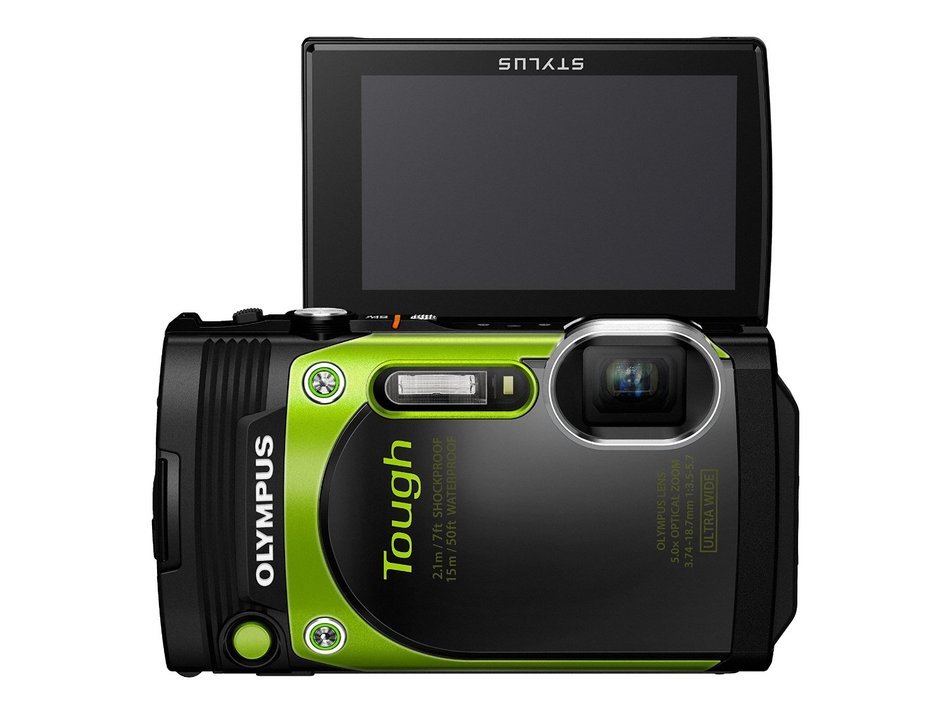 Olympus TG-870 Tough Waterproof Digital Camera (White) N5