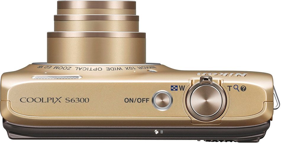 Nikon Coolpix S6300 Digital Camera (Gold) N5