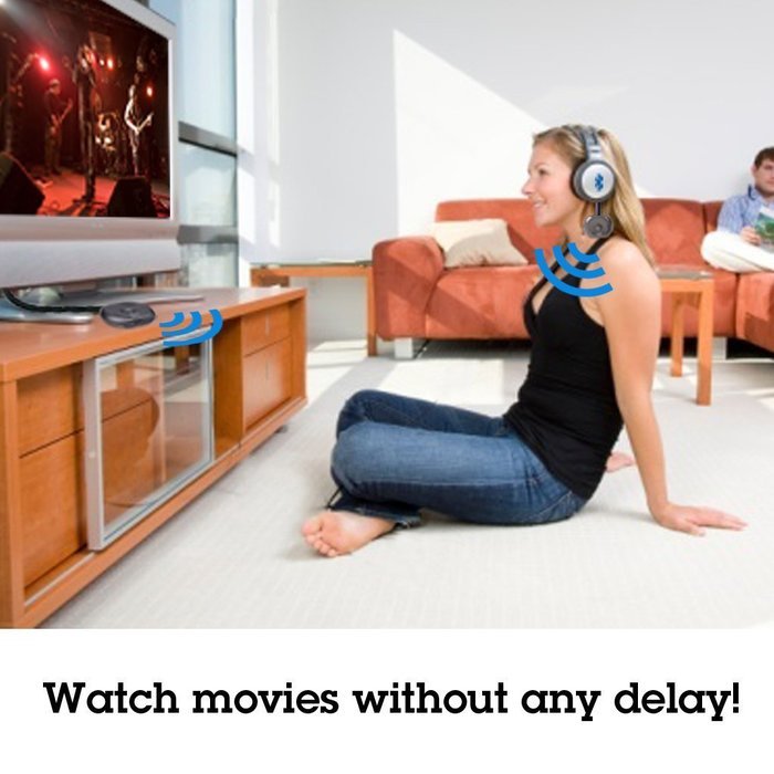 Avantree aptX LOW LATENCY Bluetooth Receiver and Transmitter 2-in-1, Wireless Adapter for Audio Source Home Speaker... N7