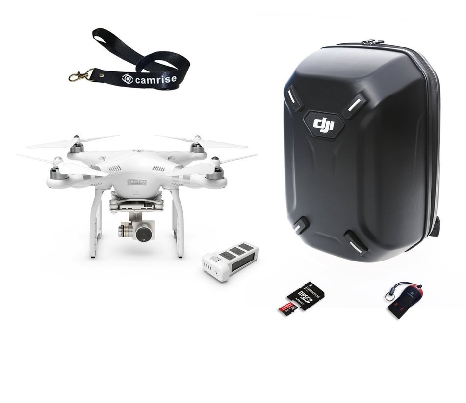 DJI Phantom 3 Advance with Extra Battery and Hardshell Backpack Also Includes Camrise Lanyard, USB Reader and... N6