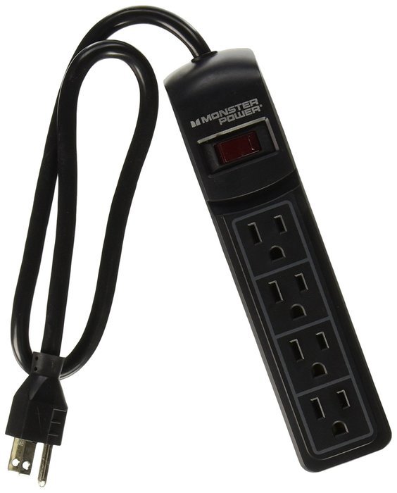 Monster Essentials 600 6 Outlets Surge Protector N5